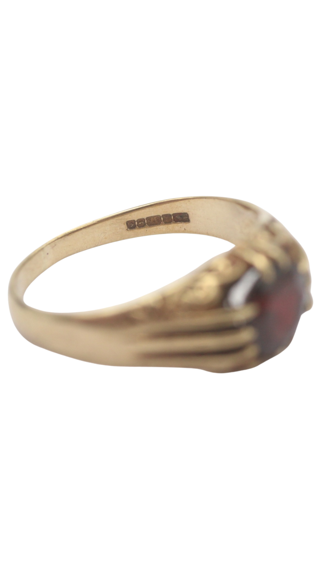 88 Garnet Claw Set Ring