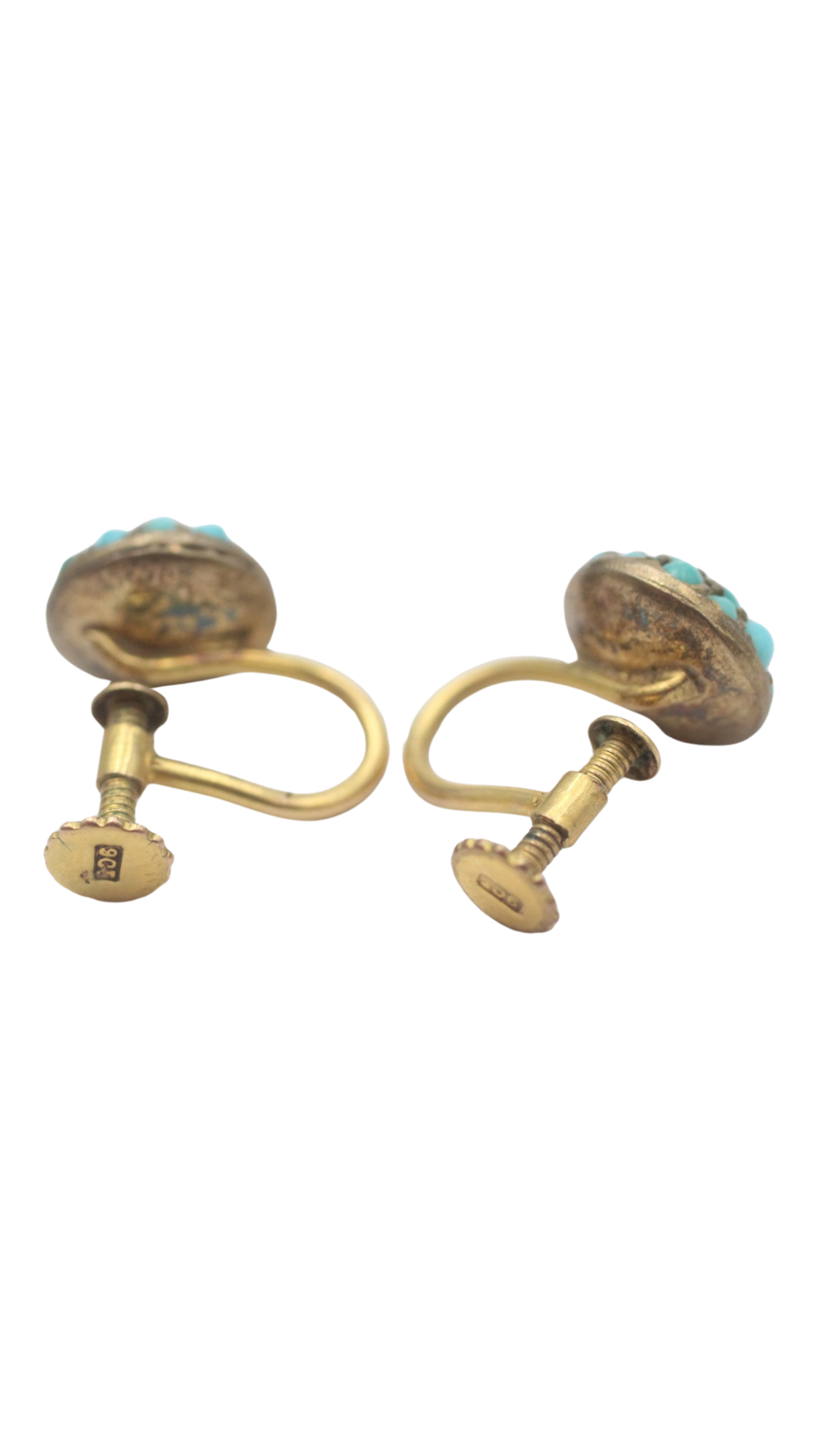23 Turquoise Bombe Earrings