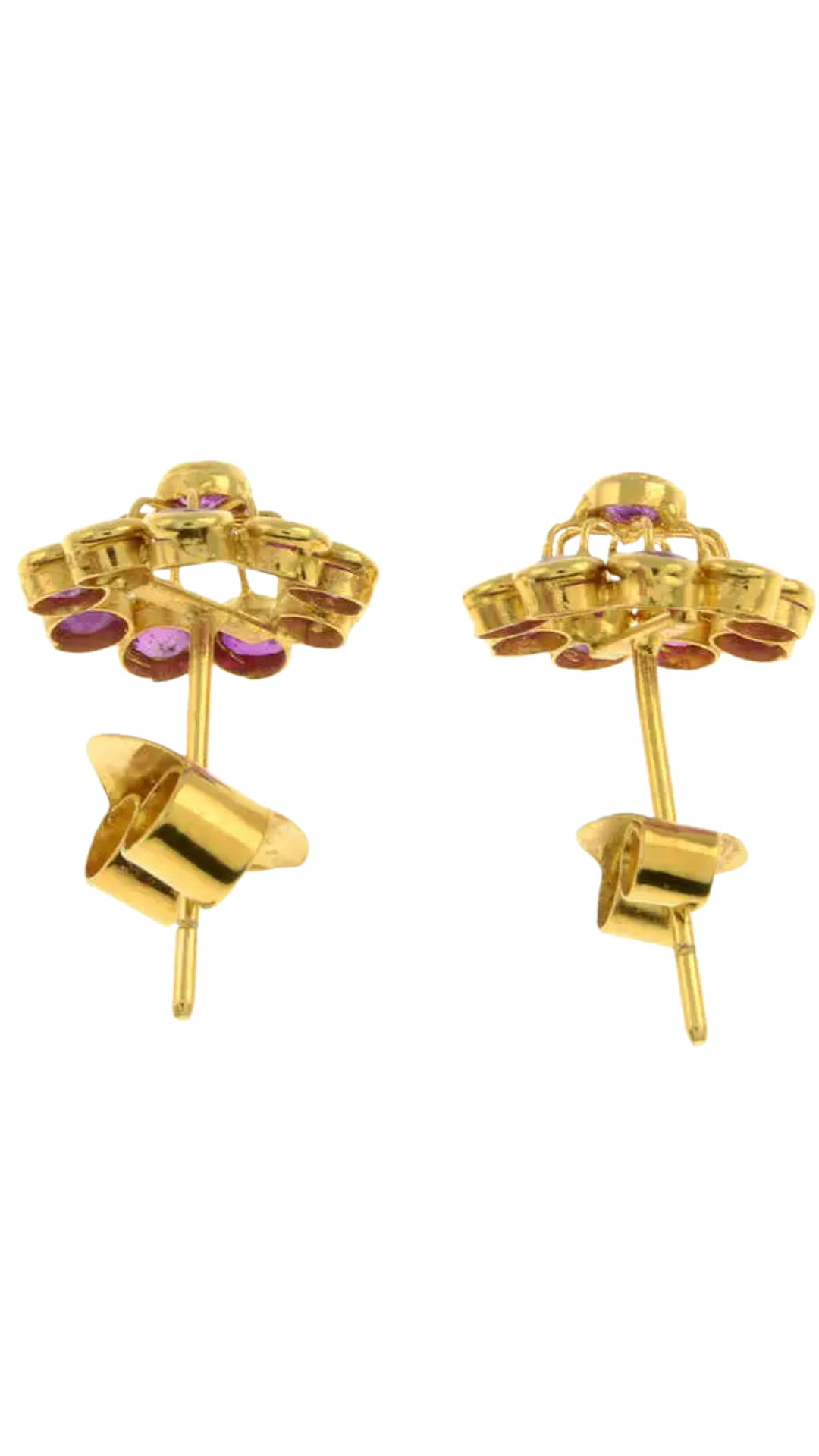 295 Ruby Stud Earrings