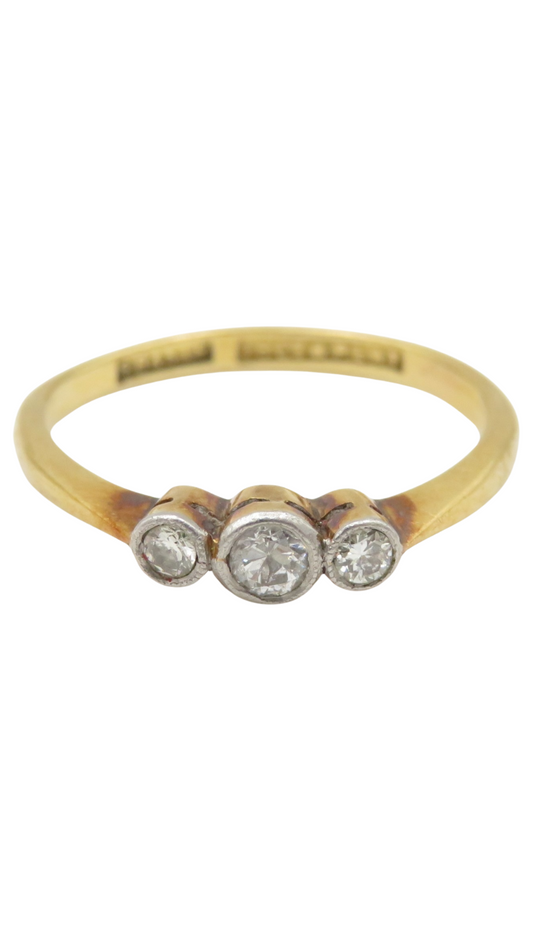 125 Diamond Trilogy Ring