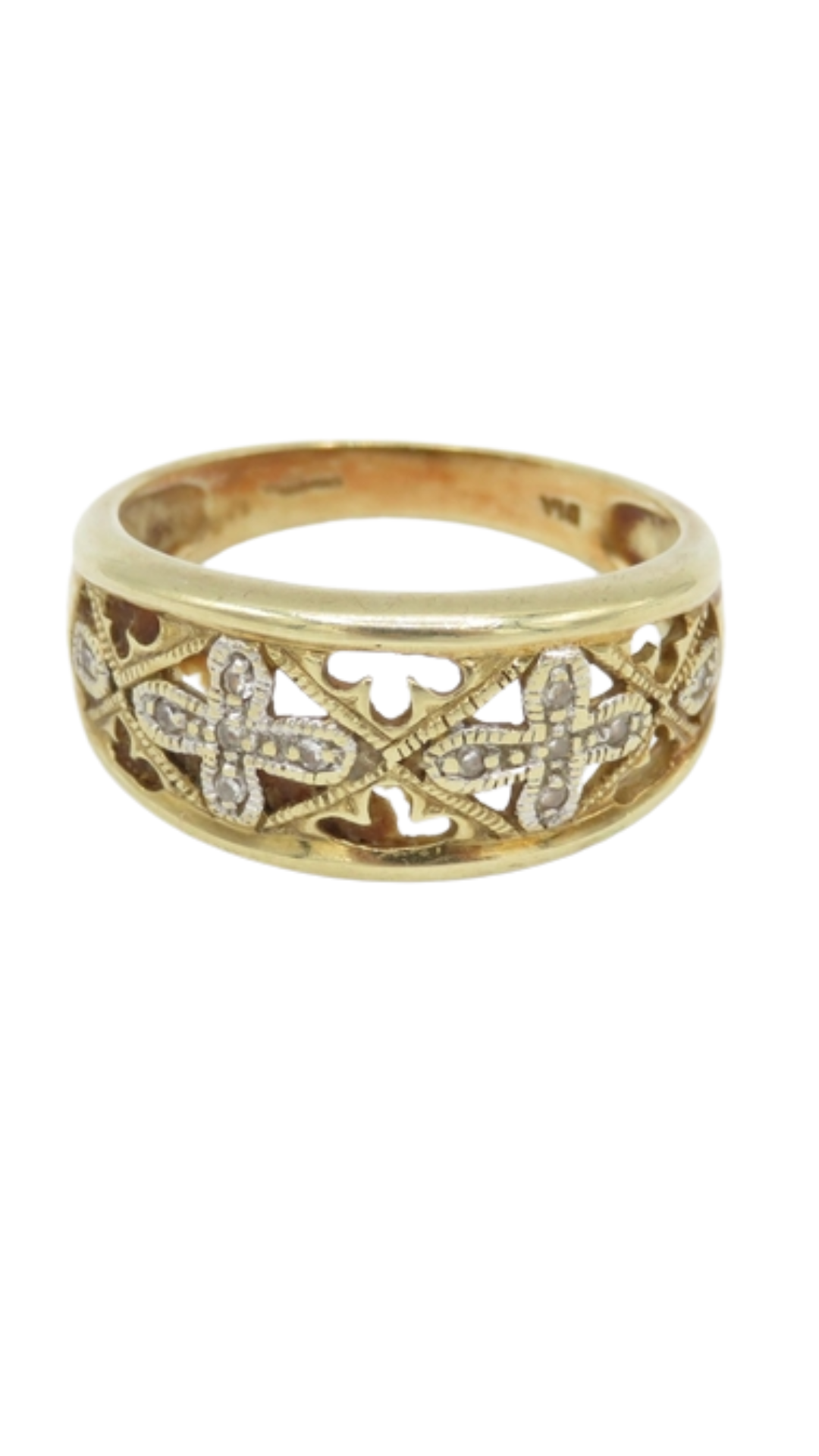 230 Diamond Cross Ring
