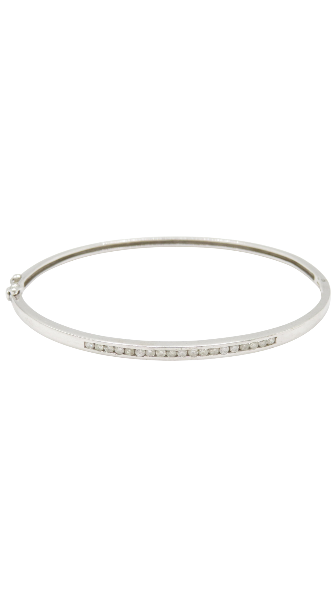 16 Channel Set Diamond Bracelet