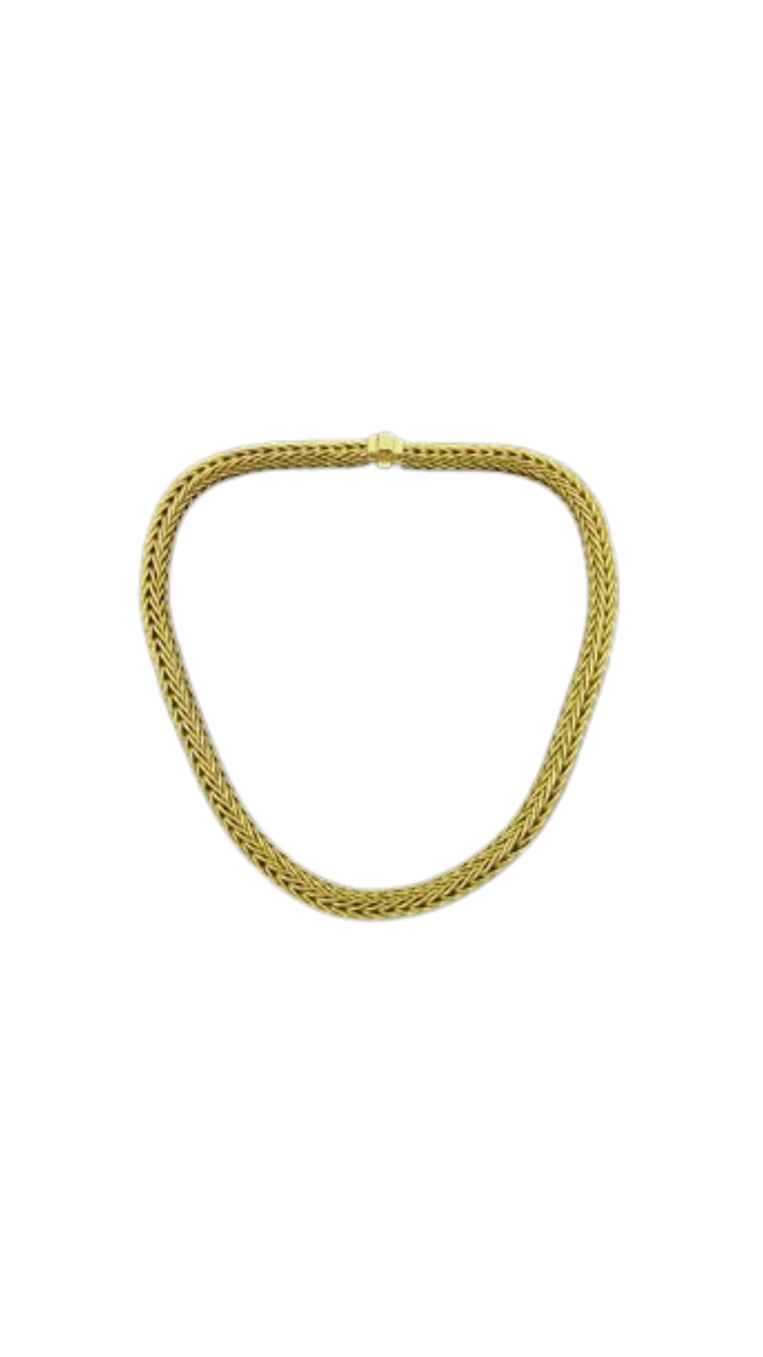 Foxtail Chain Link Necklace
