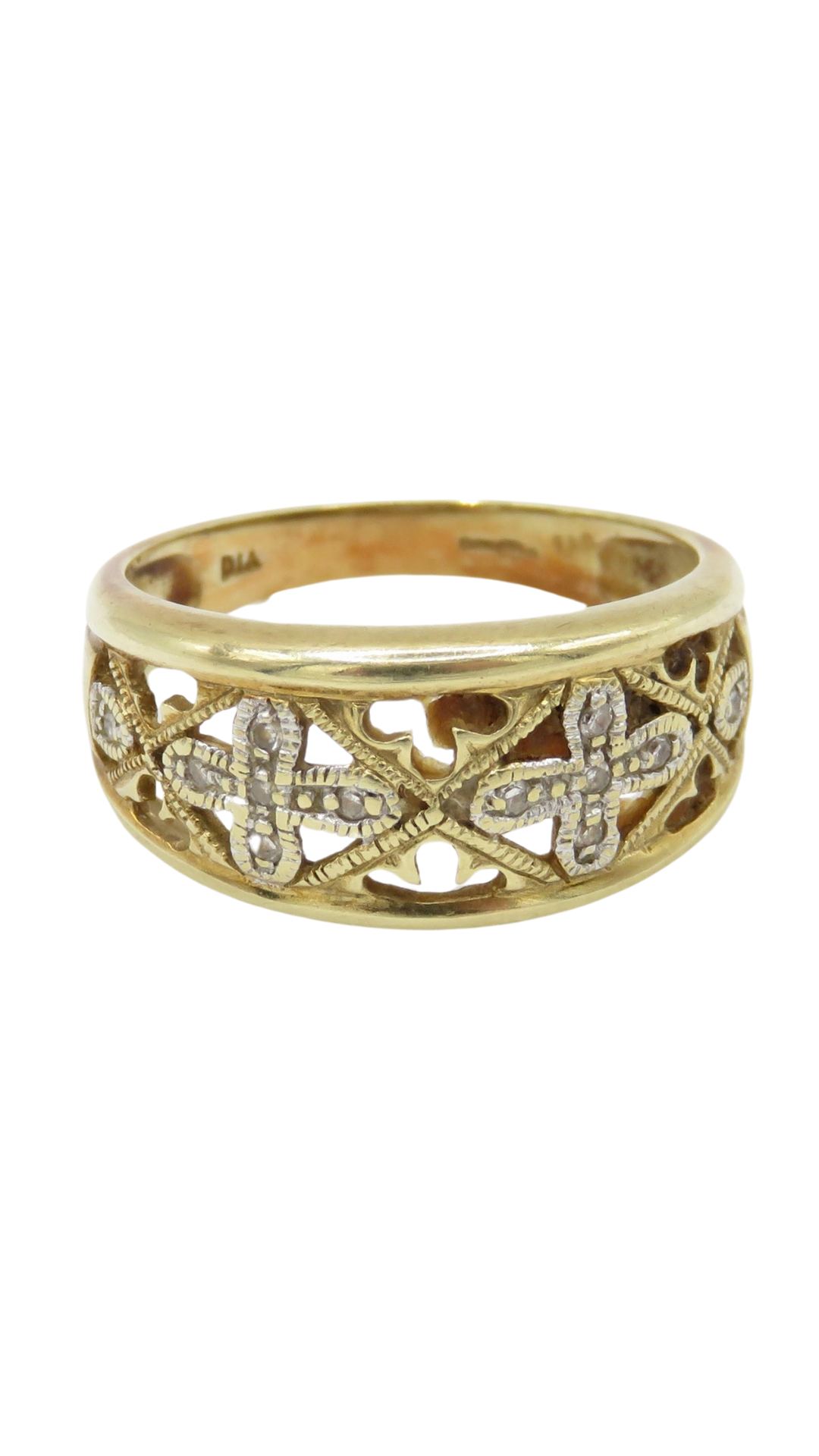 230 Diamond Cross Ring