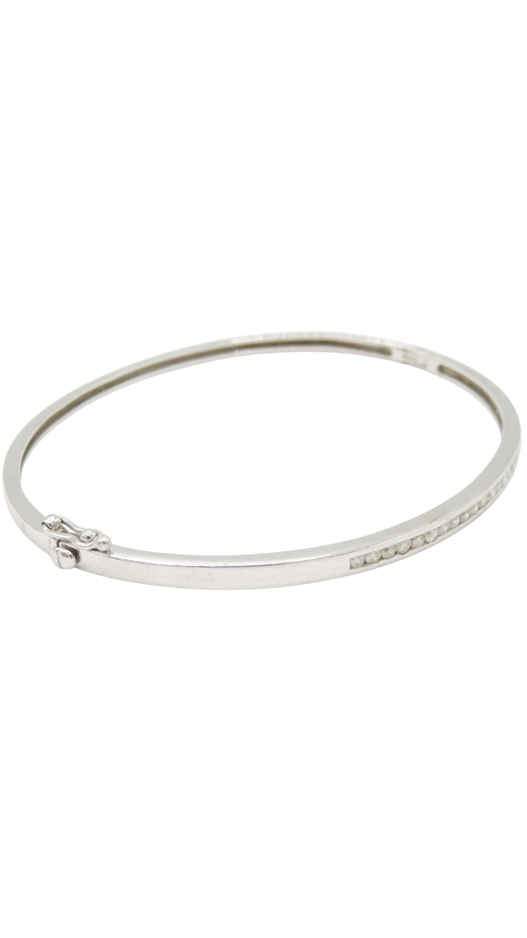 16 Channel Set Diamond Bracelet