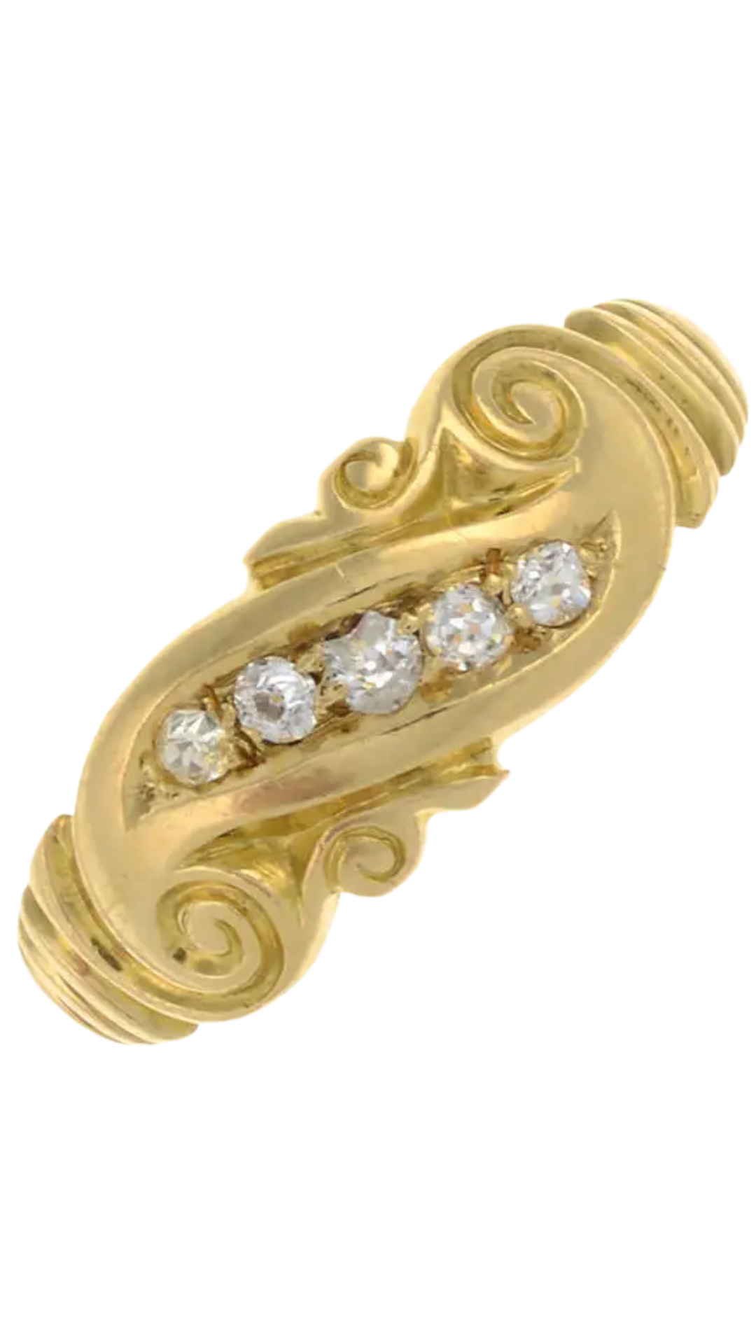 1060 Gold Diamond Ring
