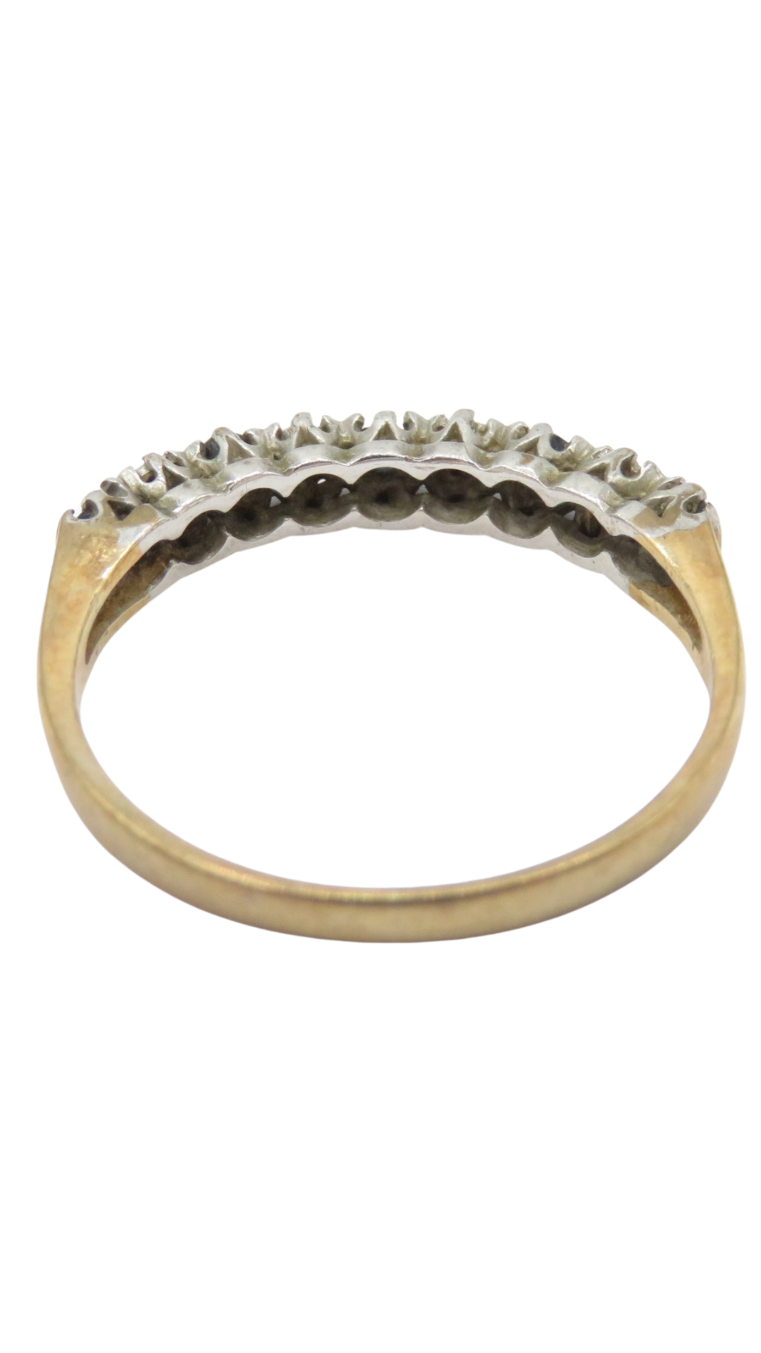 180 Sapphire Diamond Band Ring