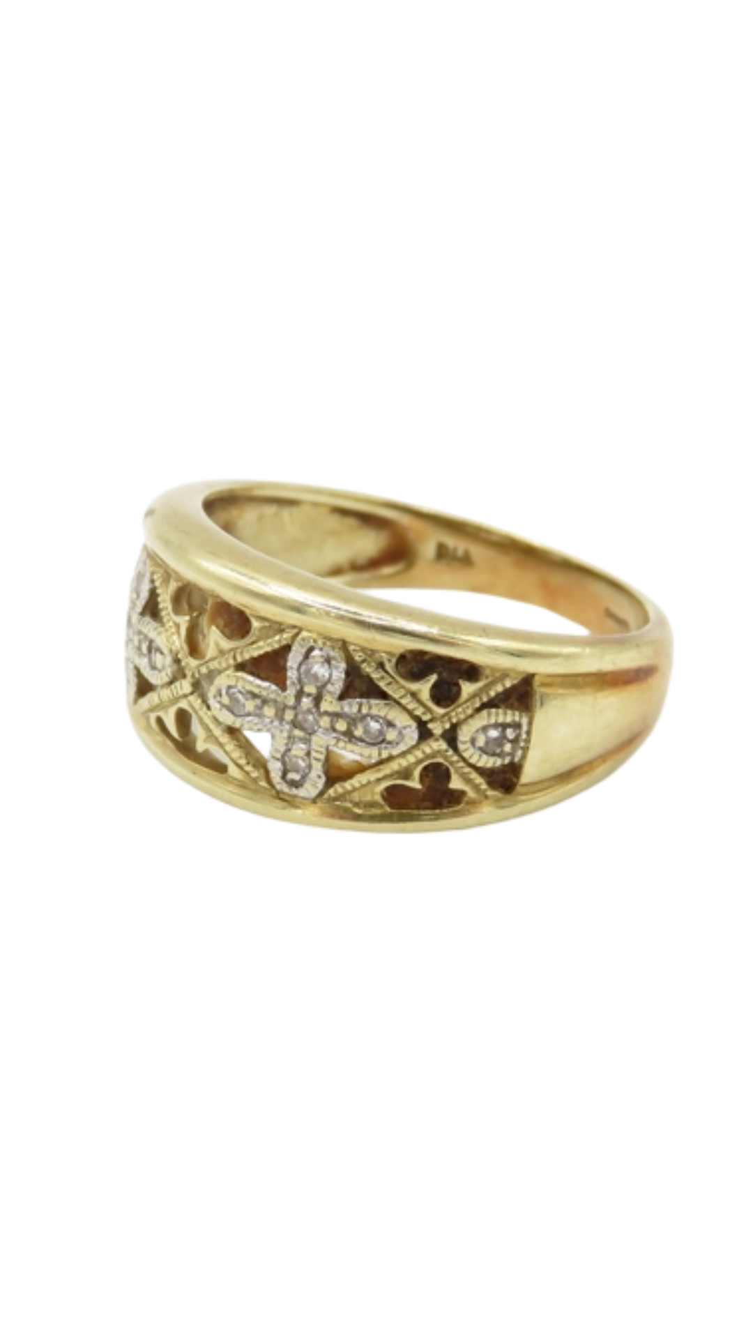 230 Diamond Cross Ring