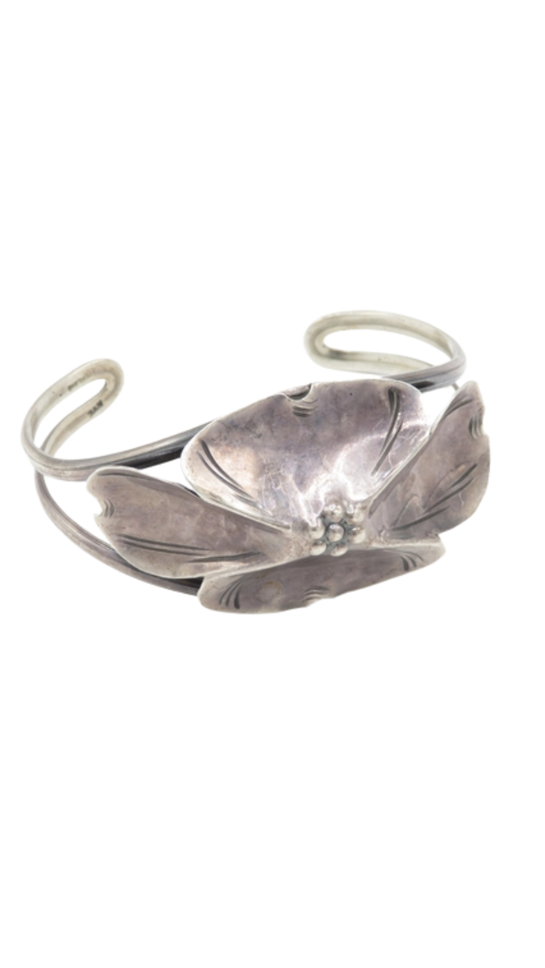 333 Silver Dogwood Bracelet