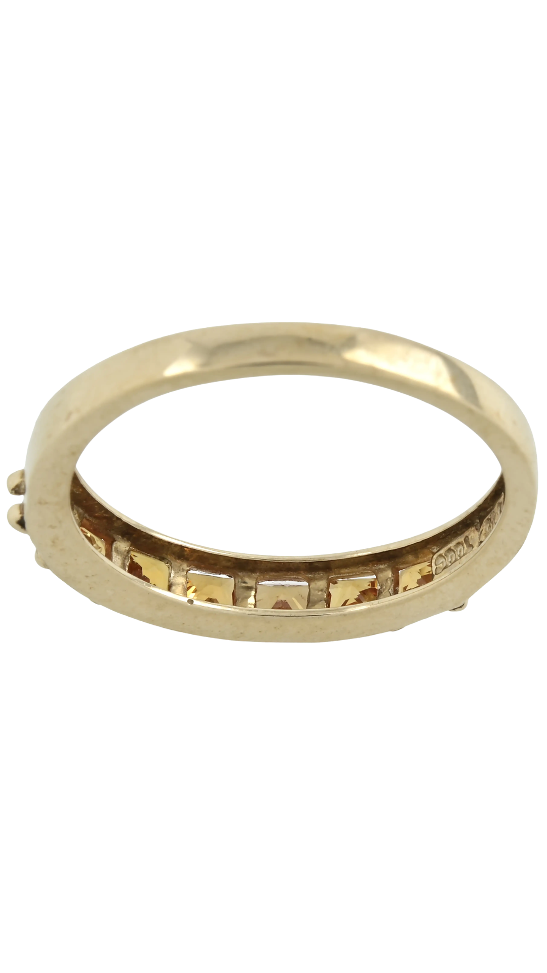 222 Sapphire Half Eternity Ring