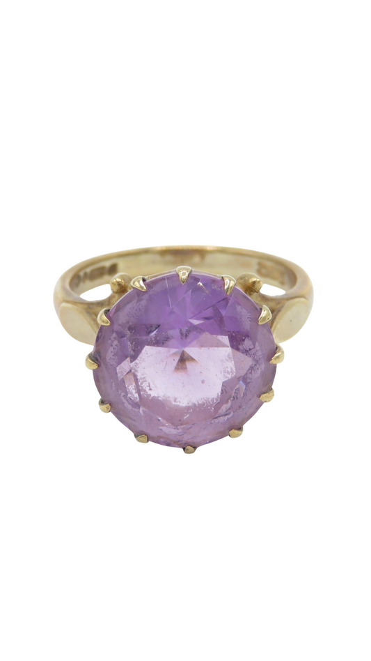 195 Amethyst Cocktail Ring