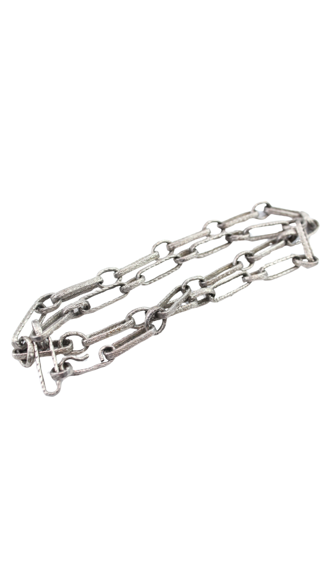 342 Silver Figaro Necklace