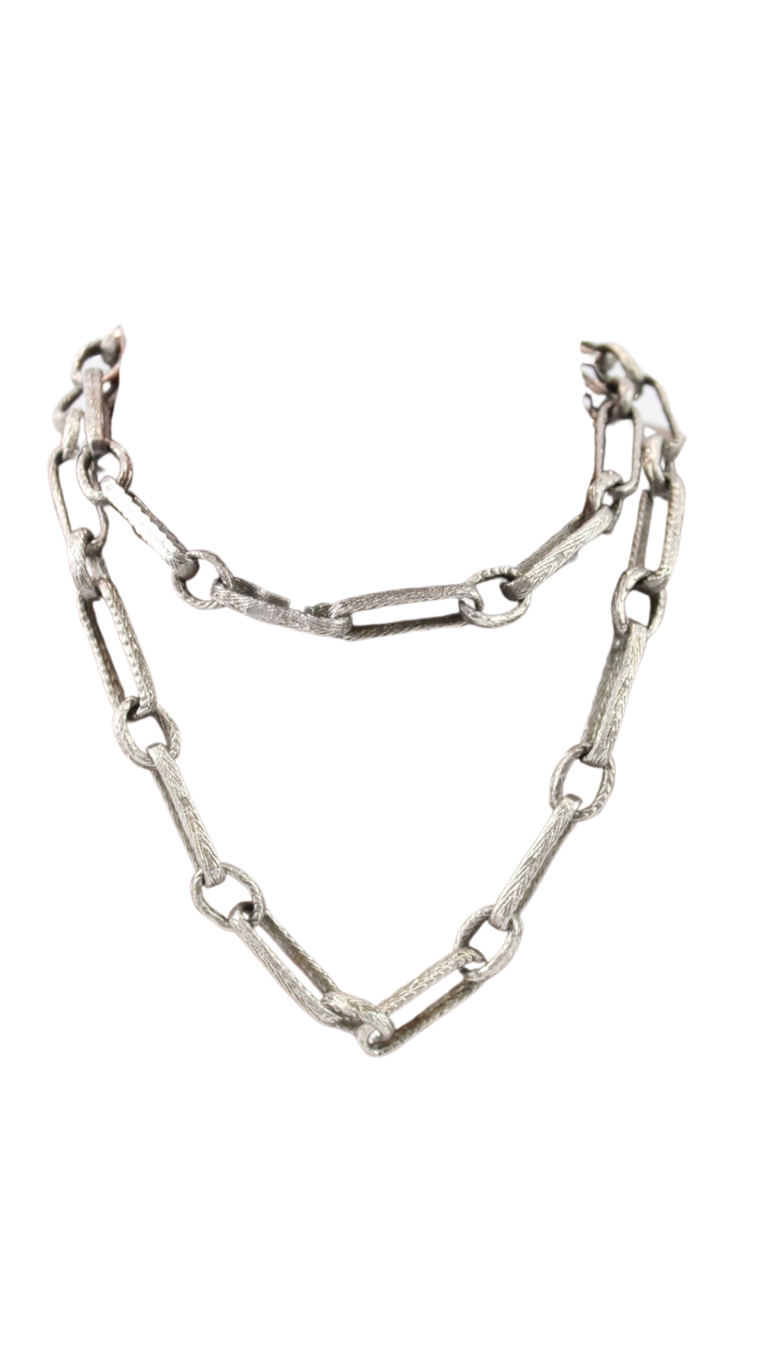 342 Silver Figaro Necklace
