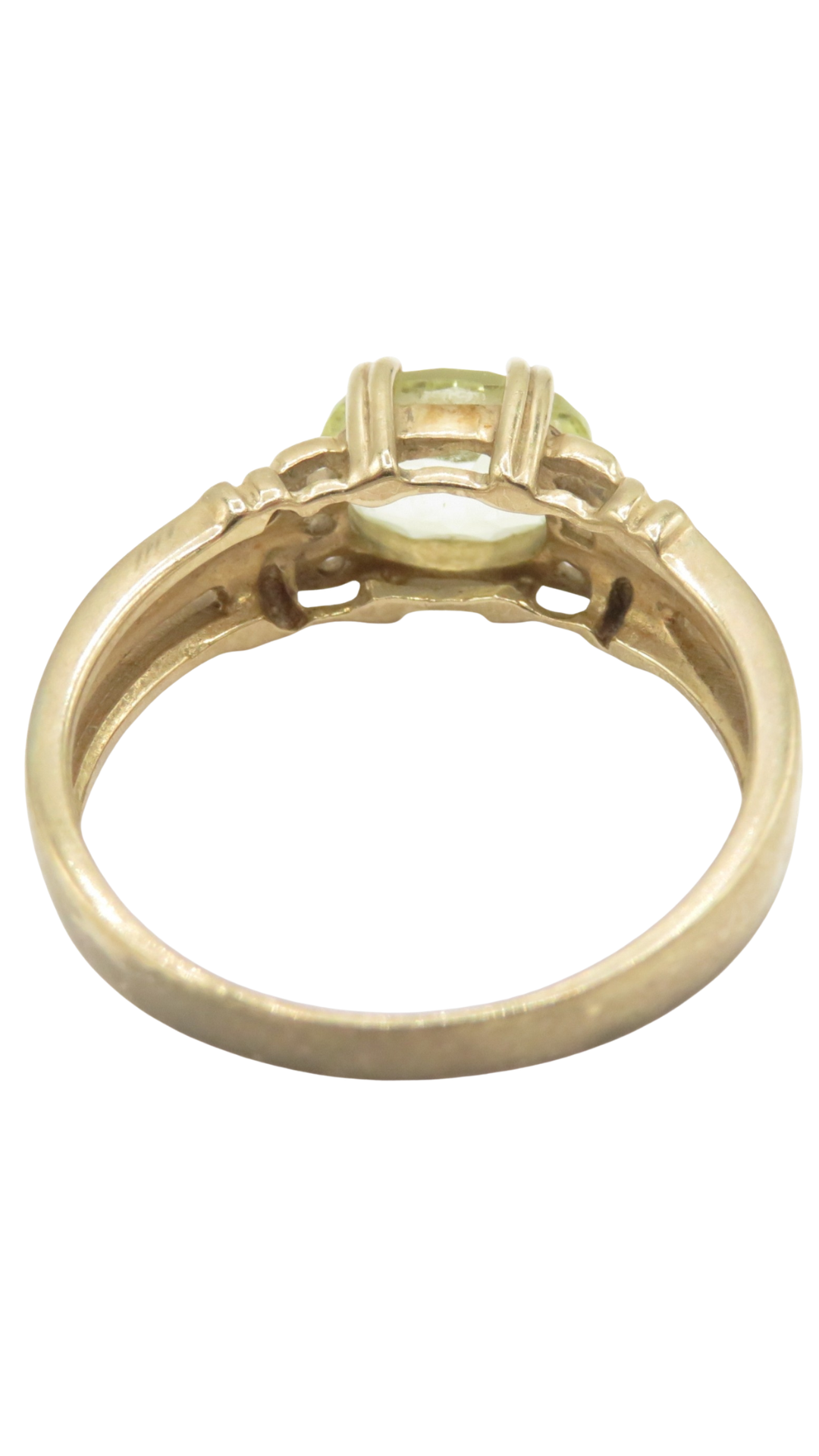 121 Citrine Solitaire Ring