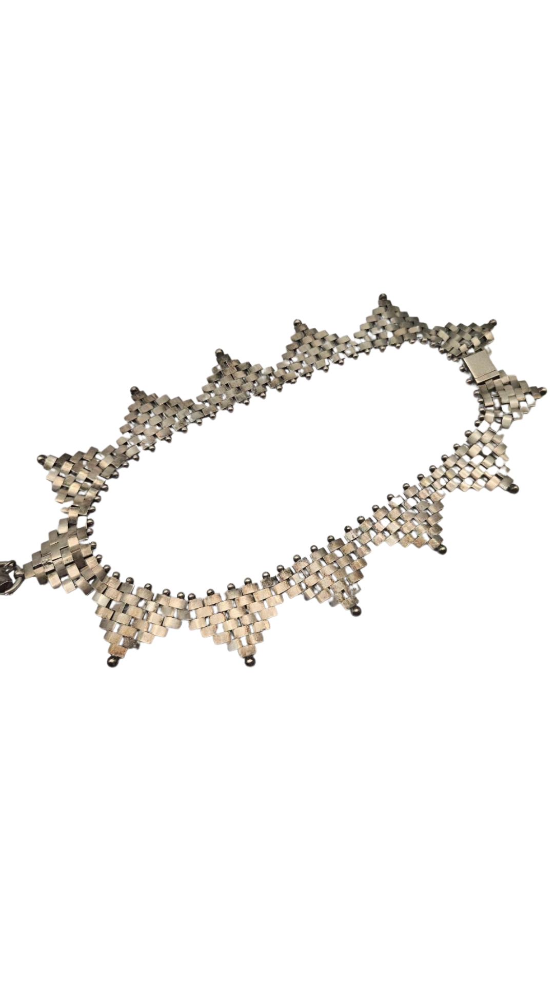 297 Victorian Silver Collar & Locket