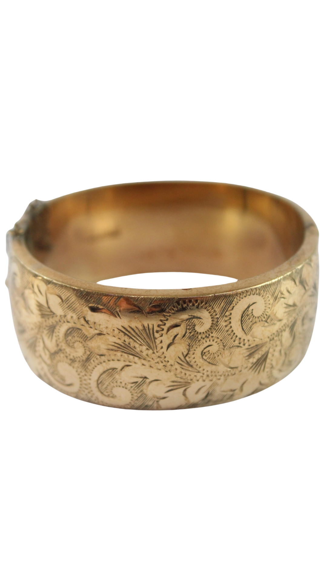 240 Rolled Gold Etched Bangle