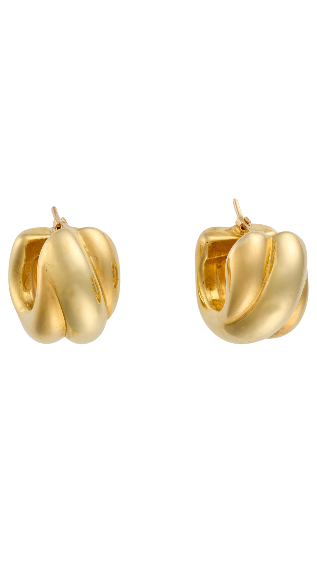 156 French Gold Hoop Earrings