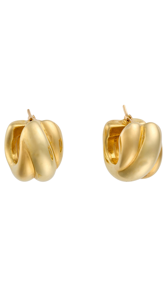 156 French Gold Hoop Earrings