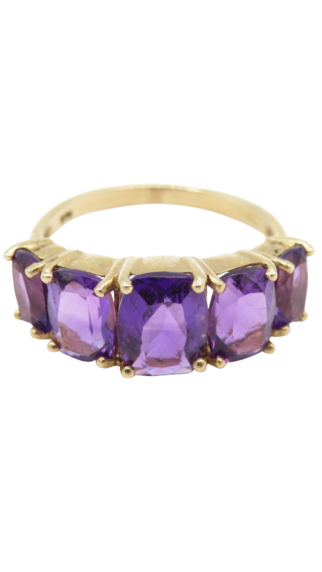 55 Amethyst 5-Stone Ring