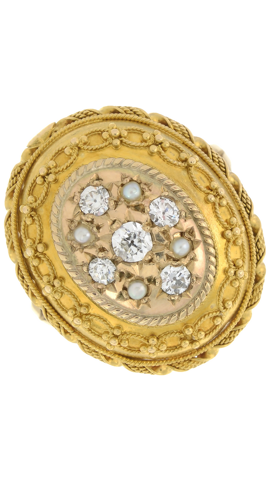 20 Diamond & Pearl Ring