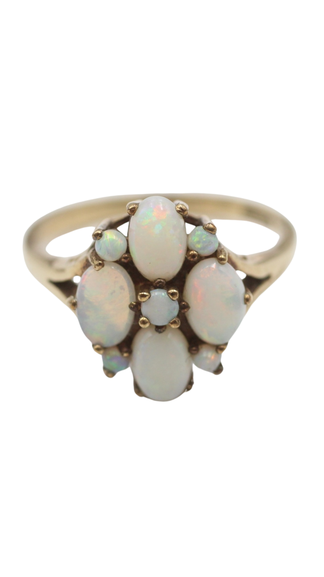 37 Opal Cluster Ring