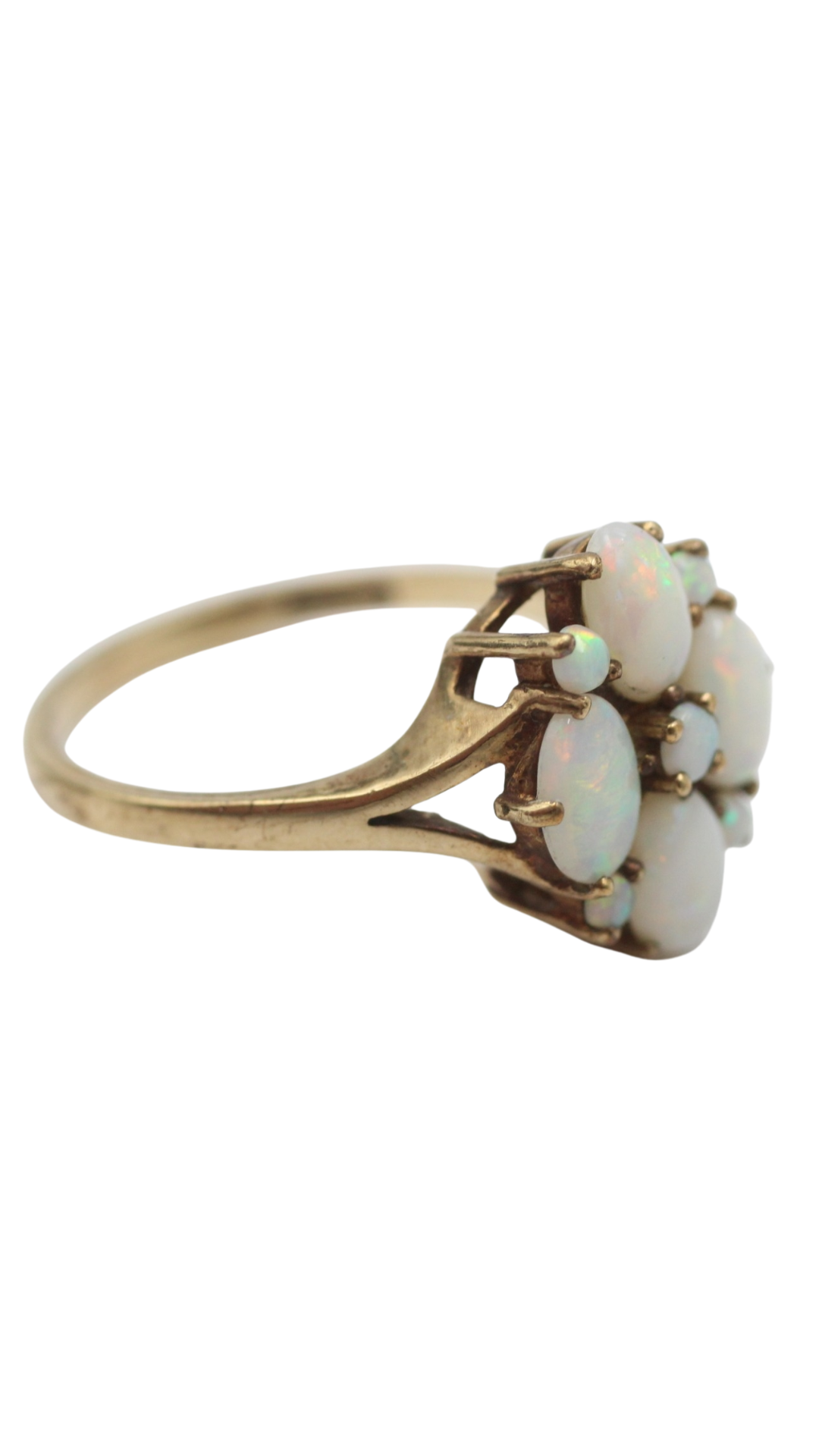 37 Opal Cluster Ring