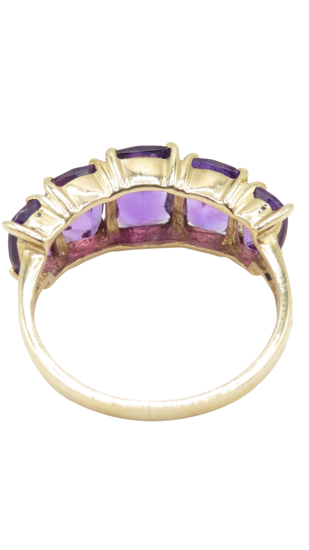 55 Amethyst 5-Stone Ring