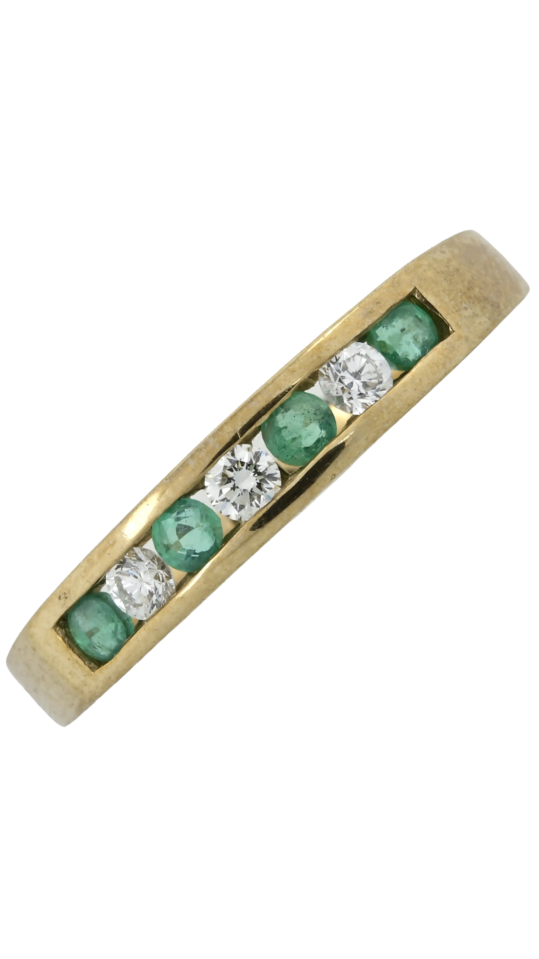 428 Emerald Diamond Ring