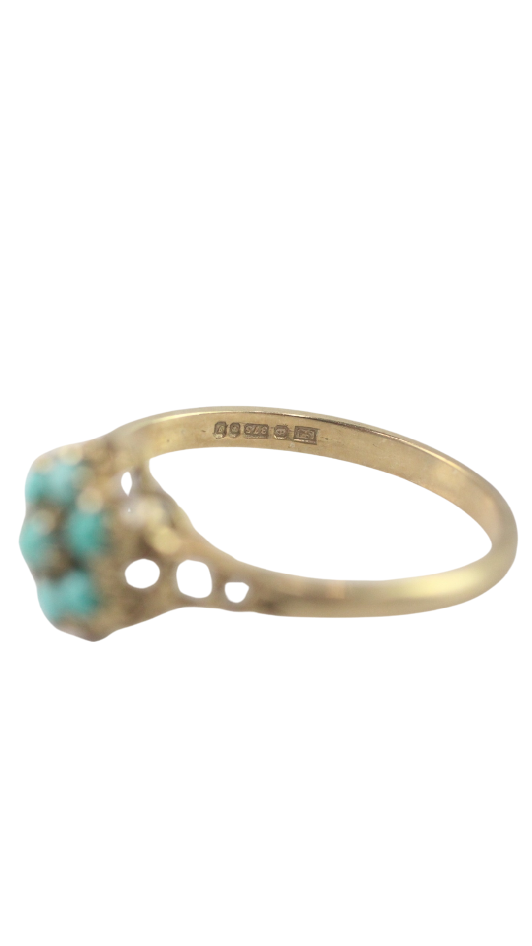 189 Turquoise Posy Ring