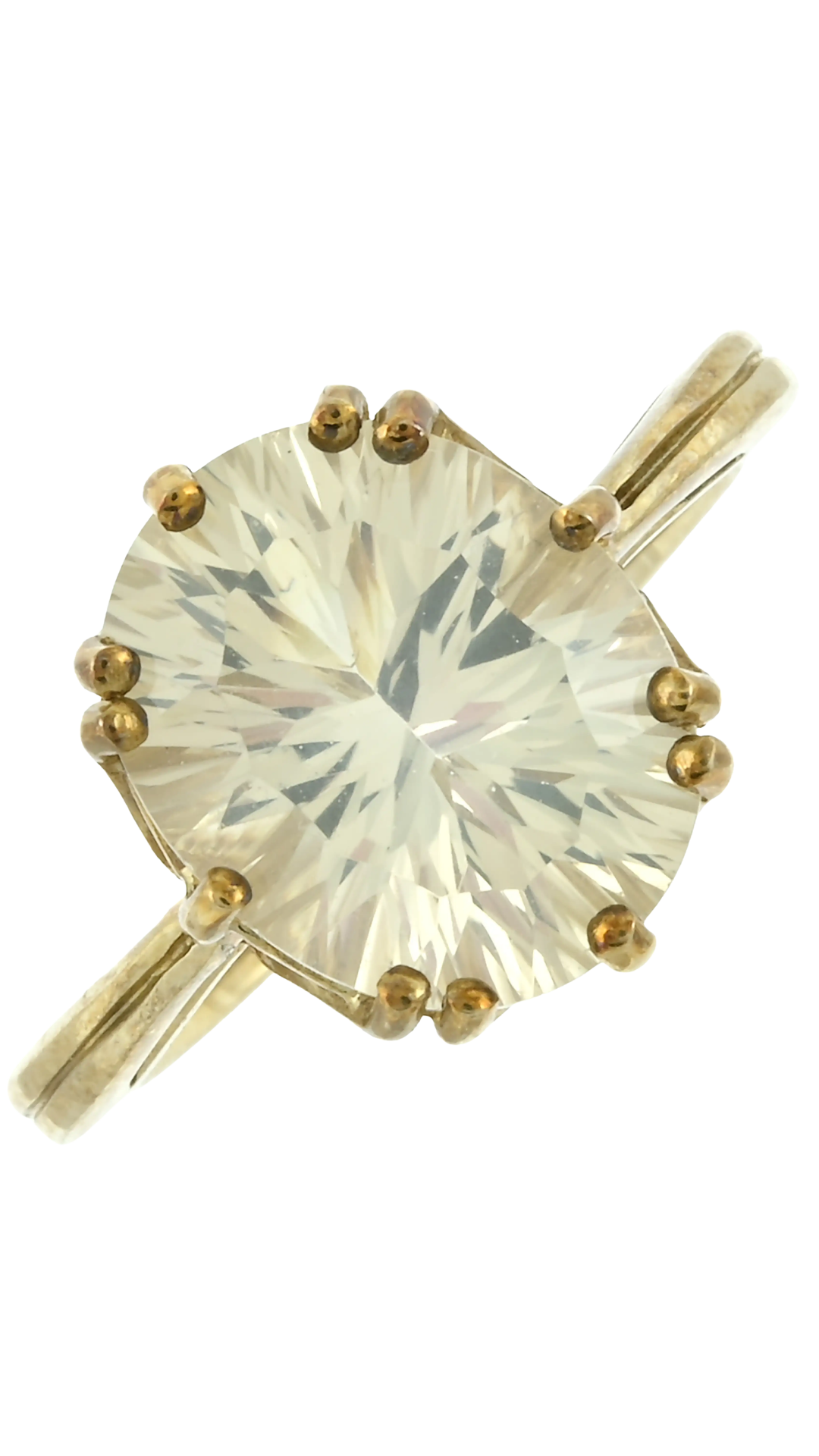 442 Citrine Single-Stone Ring