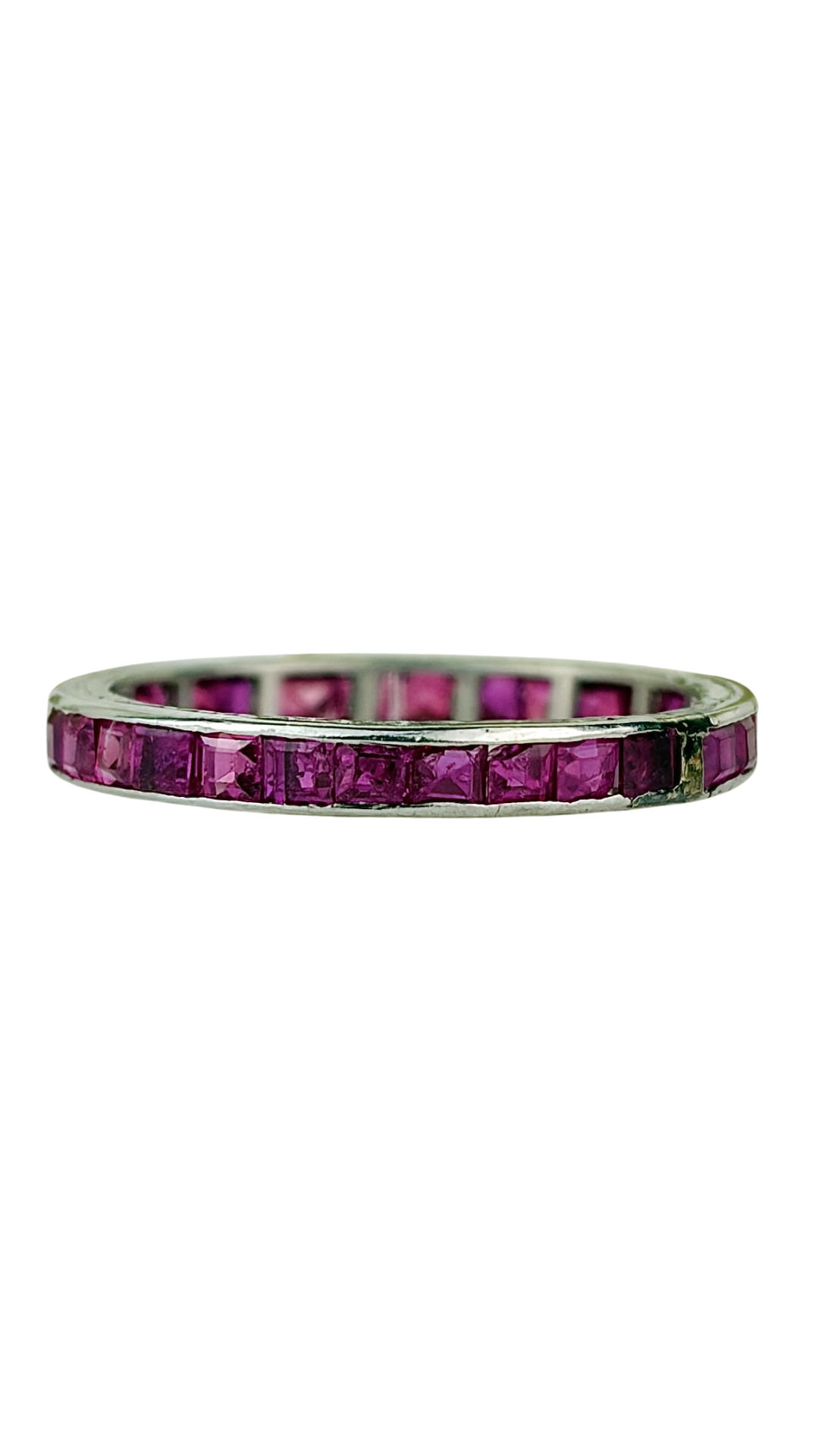 274 Platinum Ruby Eternity Band