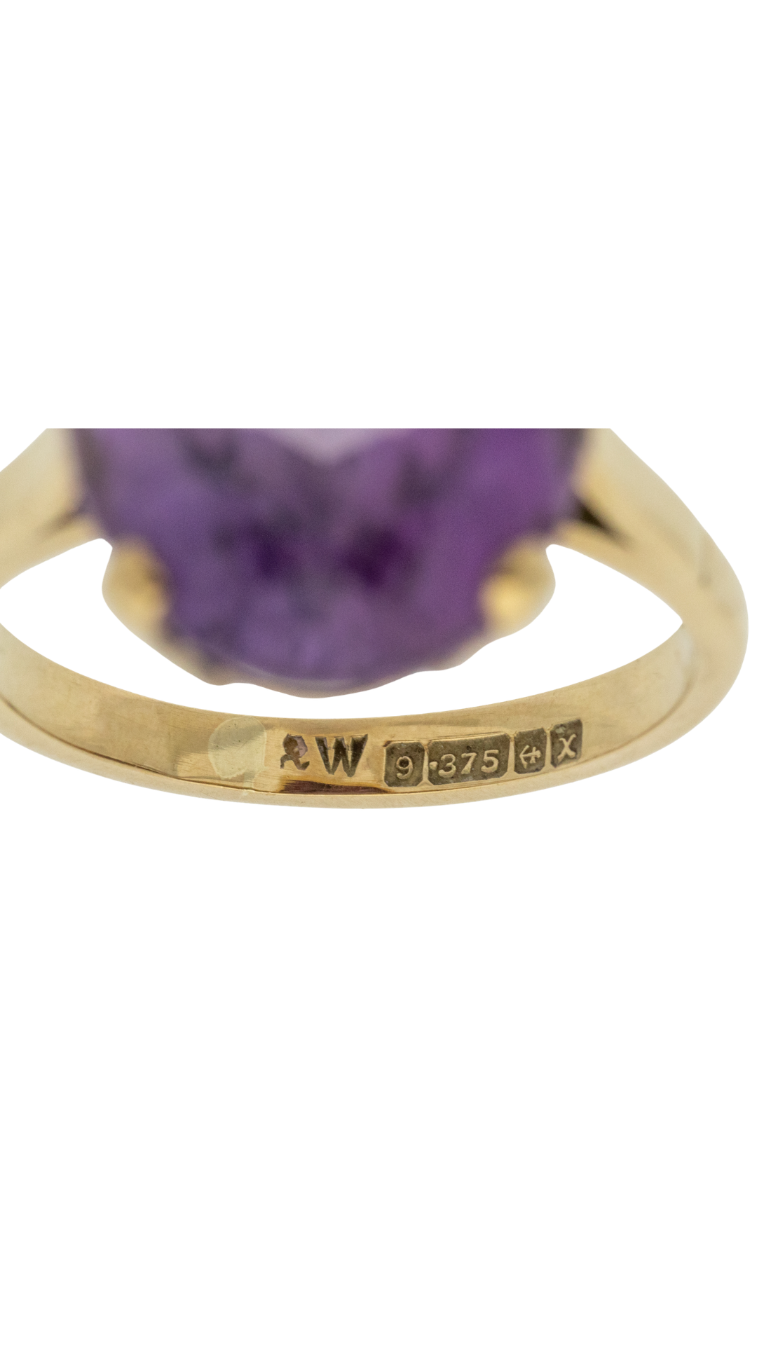 100 Oval Cut Amethyst Ring