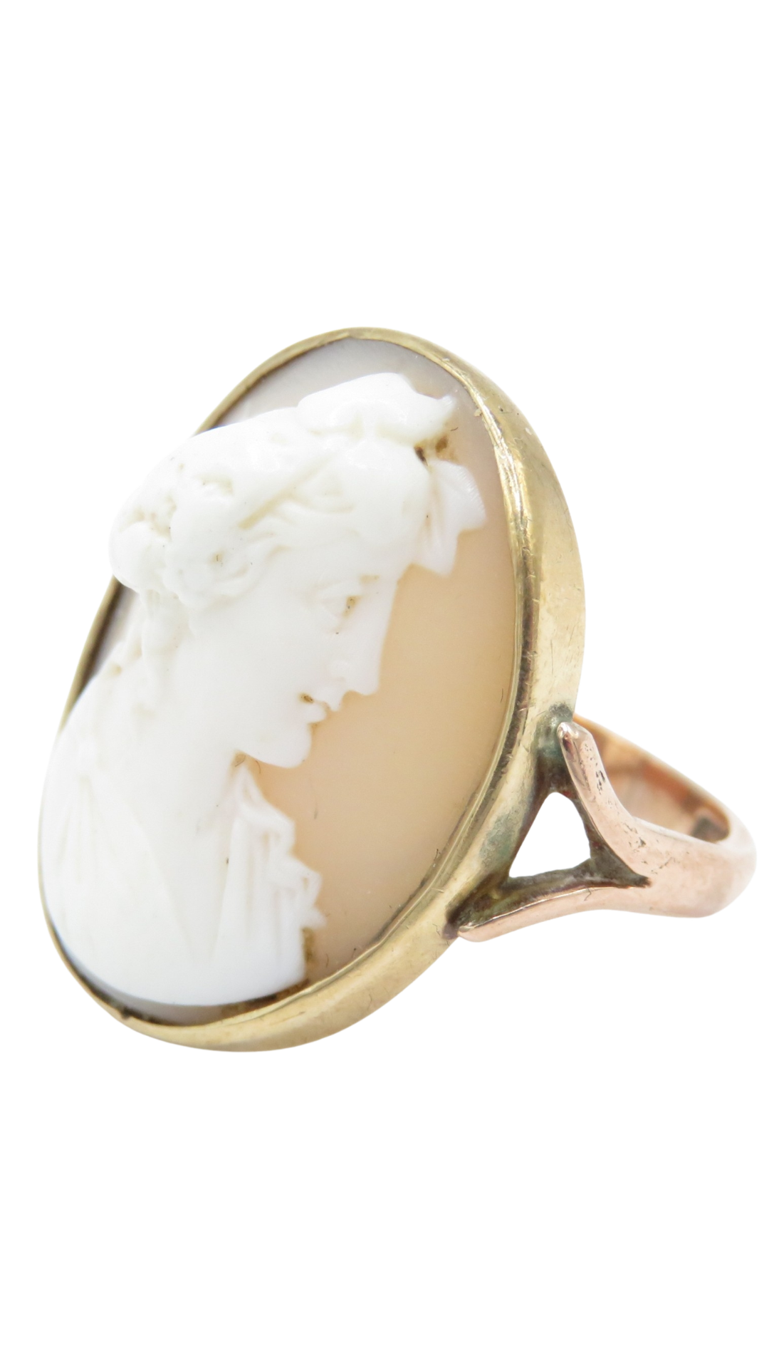 120 Rose Gold Cameo Ring