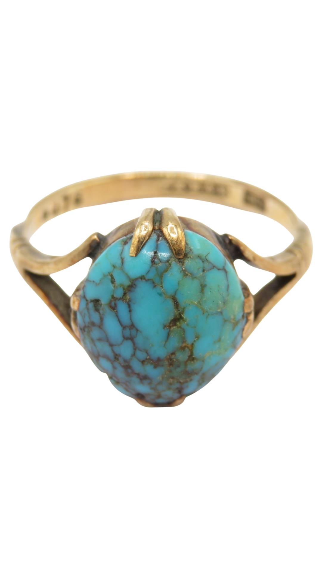 9 Turquoise Solitaire Ring