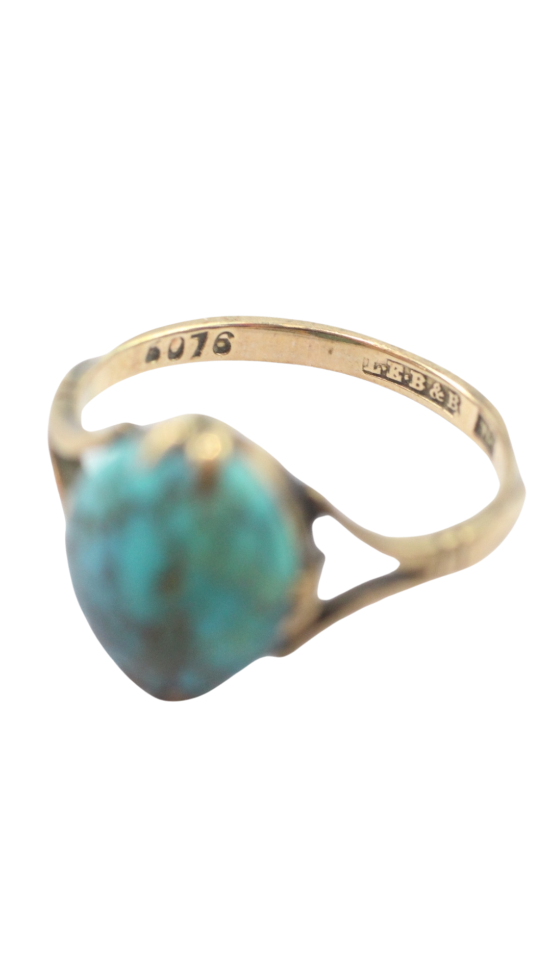 9 Turquoise Solitaire Ring