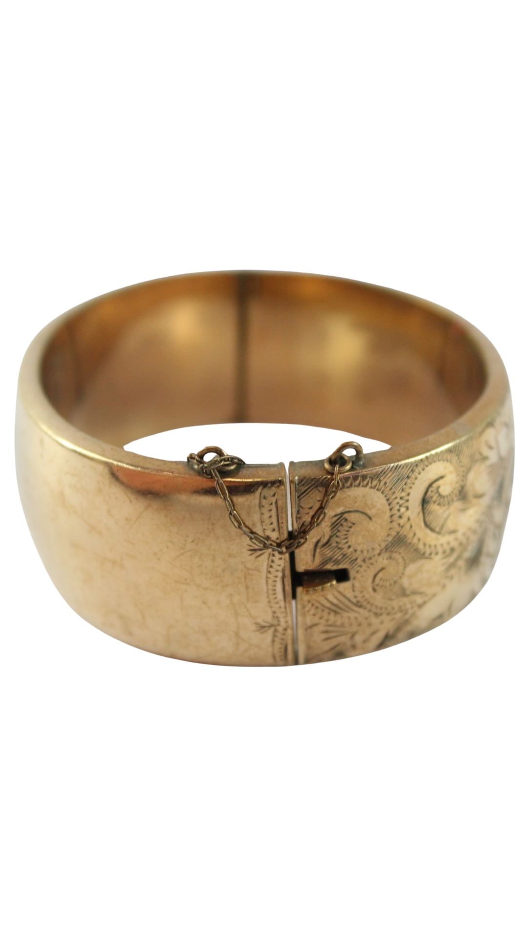 240 Rolled Gold Etched Bangle