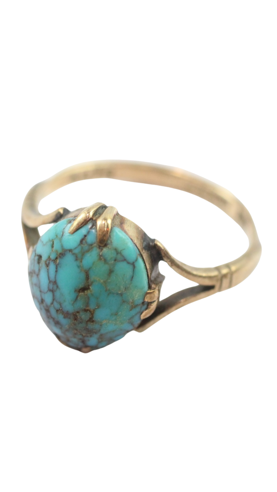 9 Turquoise Solitaire Ring