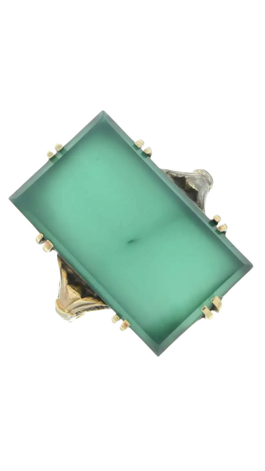 222 Chrysoprase Ring