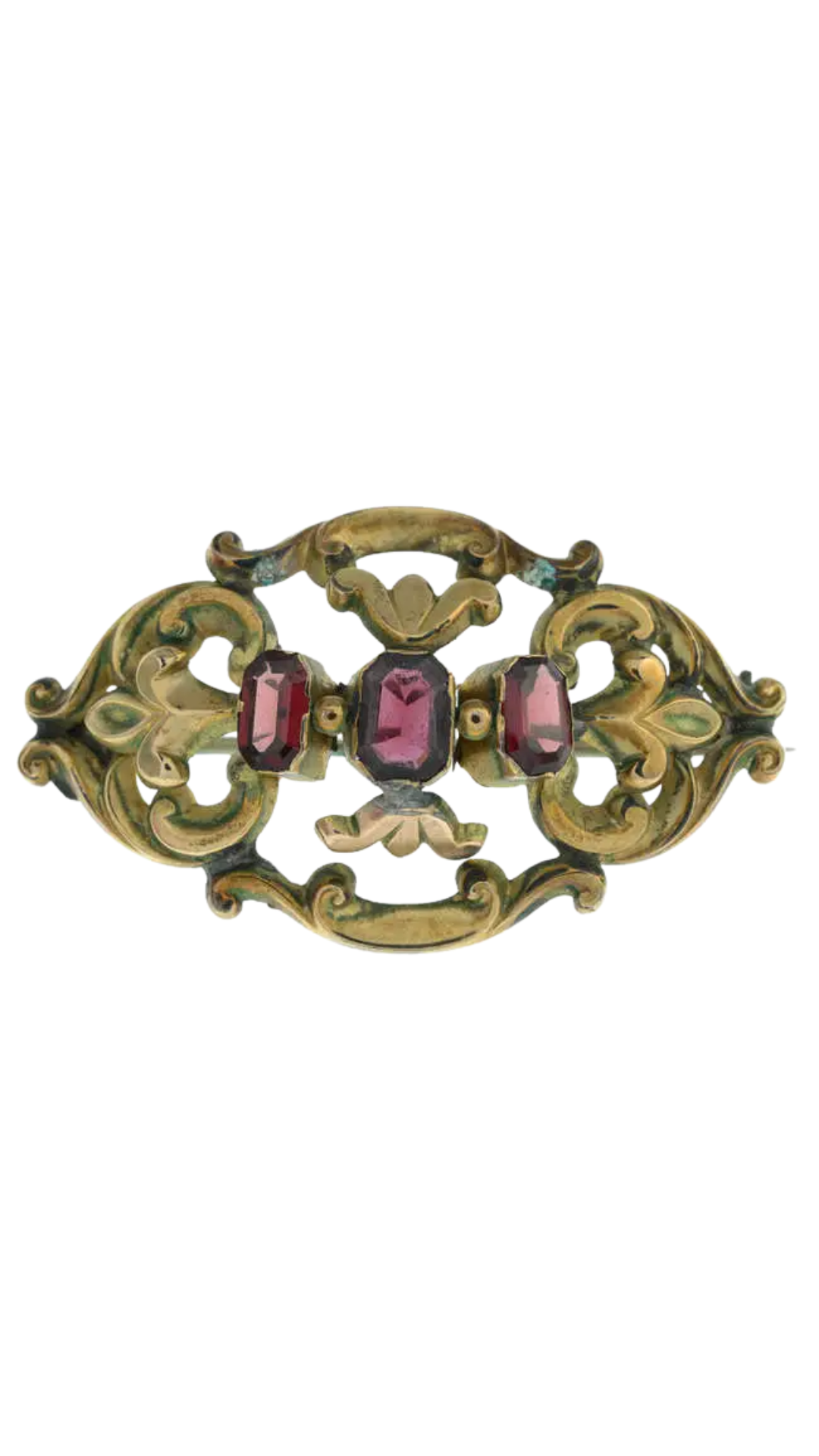 394 Garnet Brooch