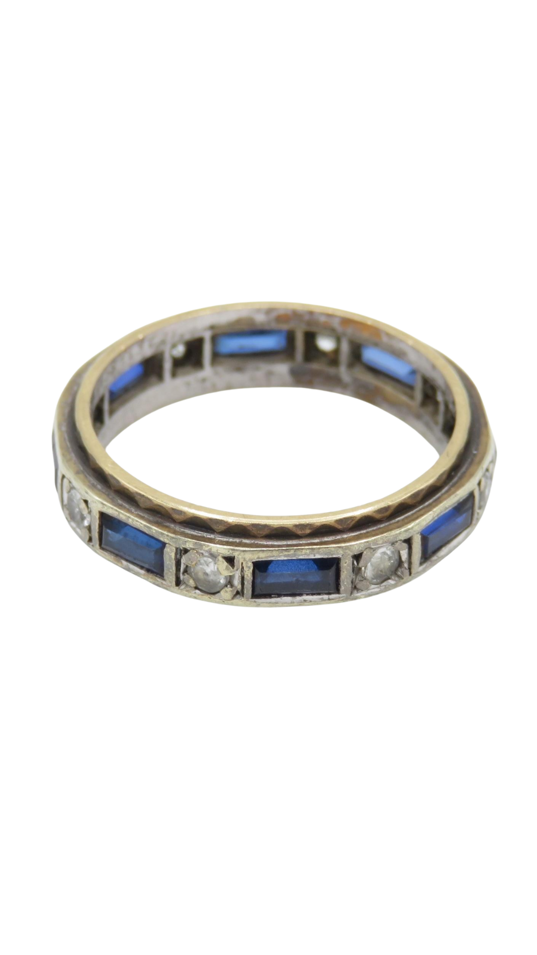 118 Blue Gemstone Eternity Ring