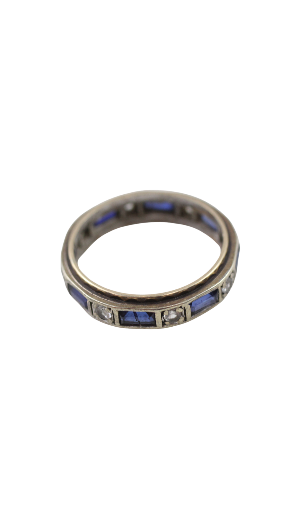 118 Blue Gemstone Eternity Ring