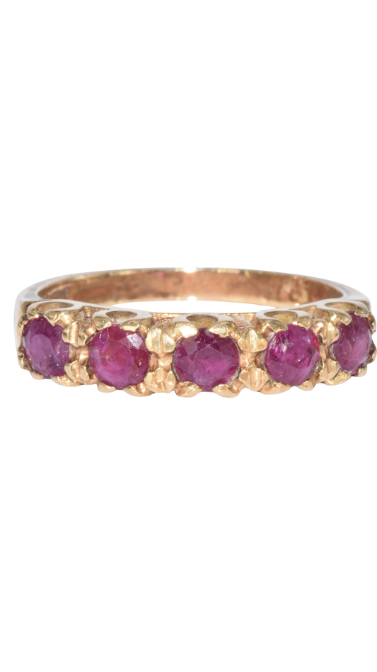 608 Gold Ruby Ring