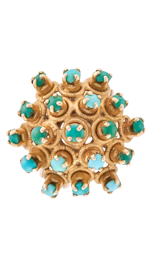93 Turq Dress Ring