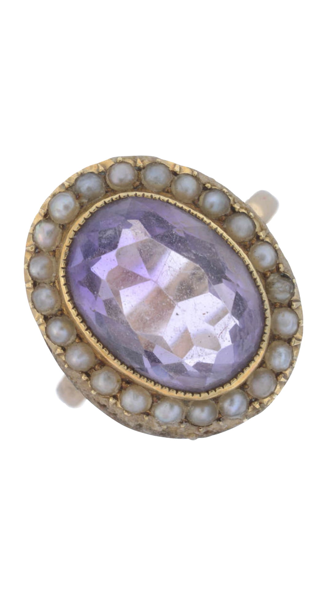 9ct GLD Amethyst Ring