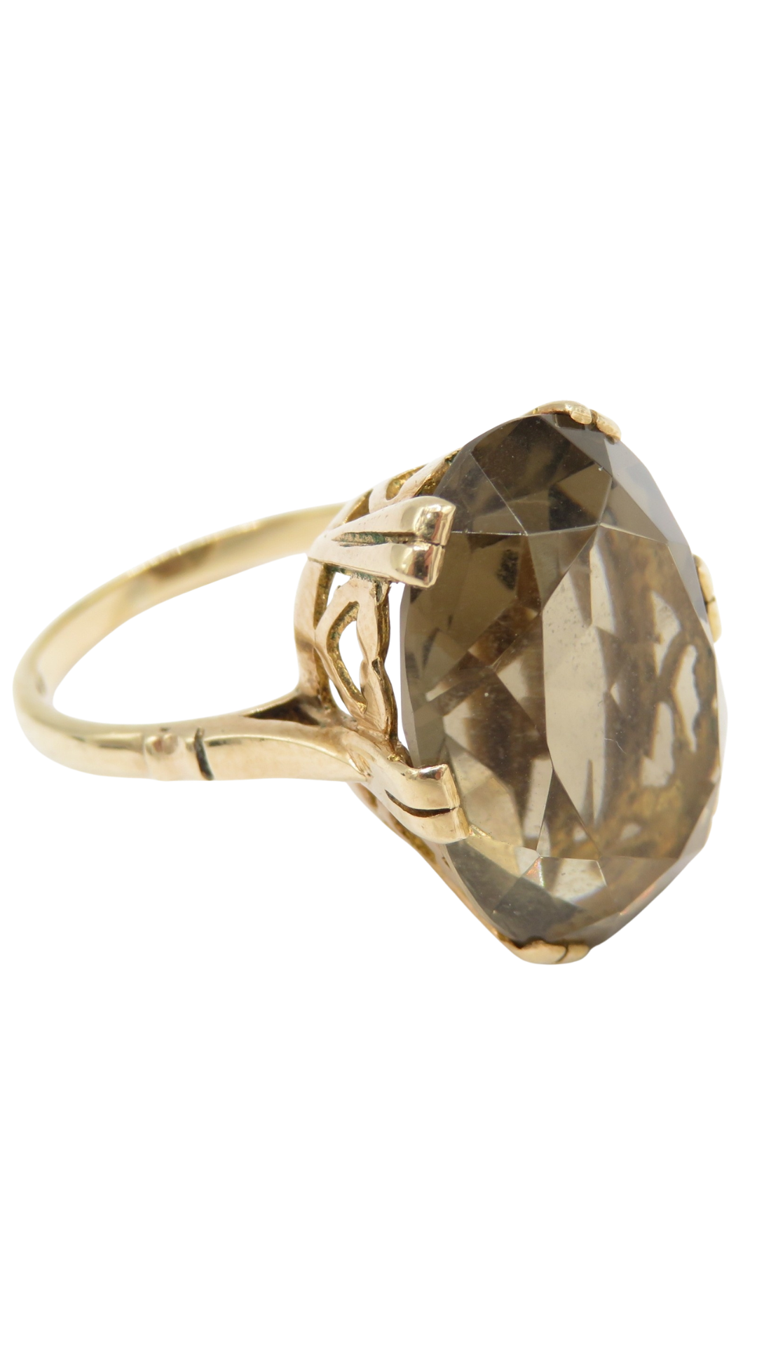 51 Smoky Quartz Cocktail Ring