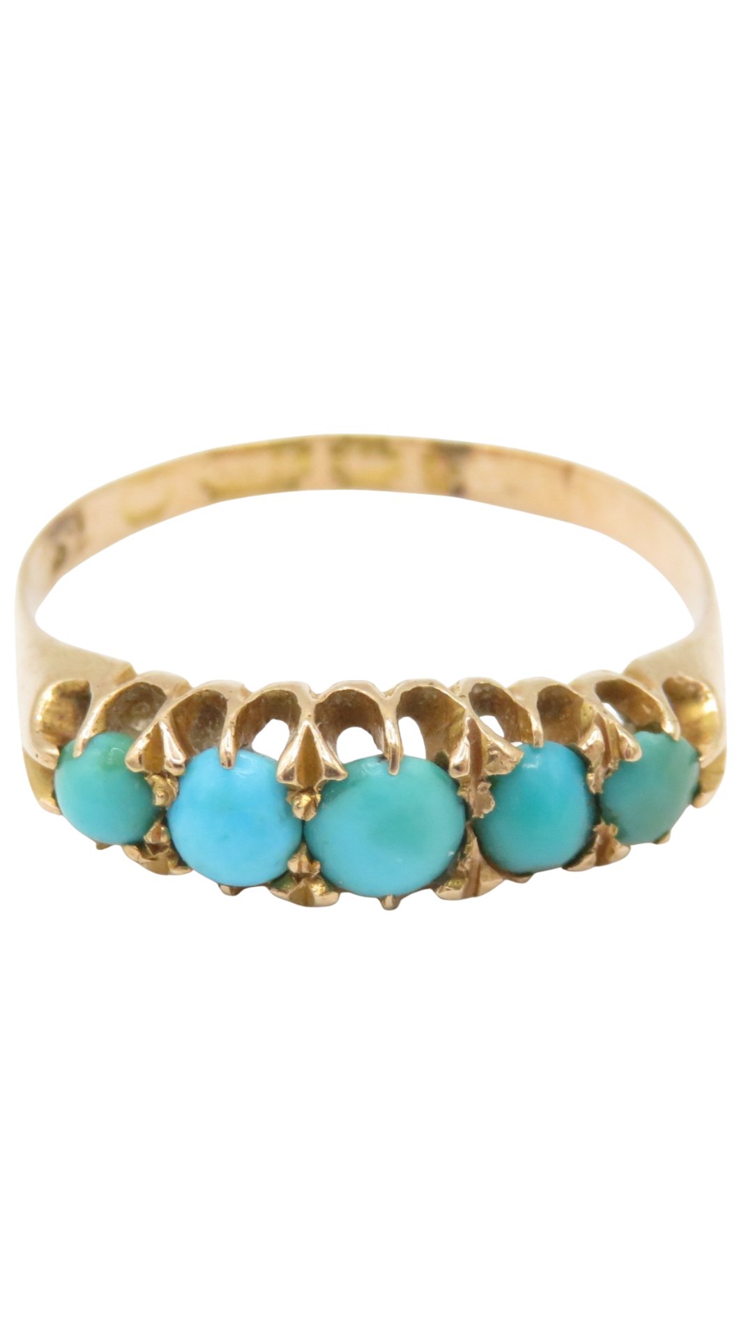 116 Turquoise 5-Stone Ring