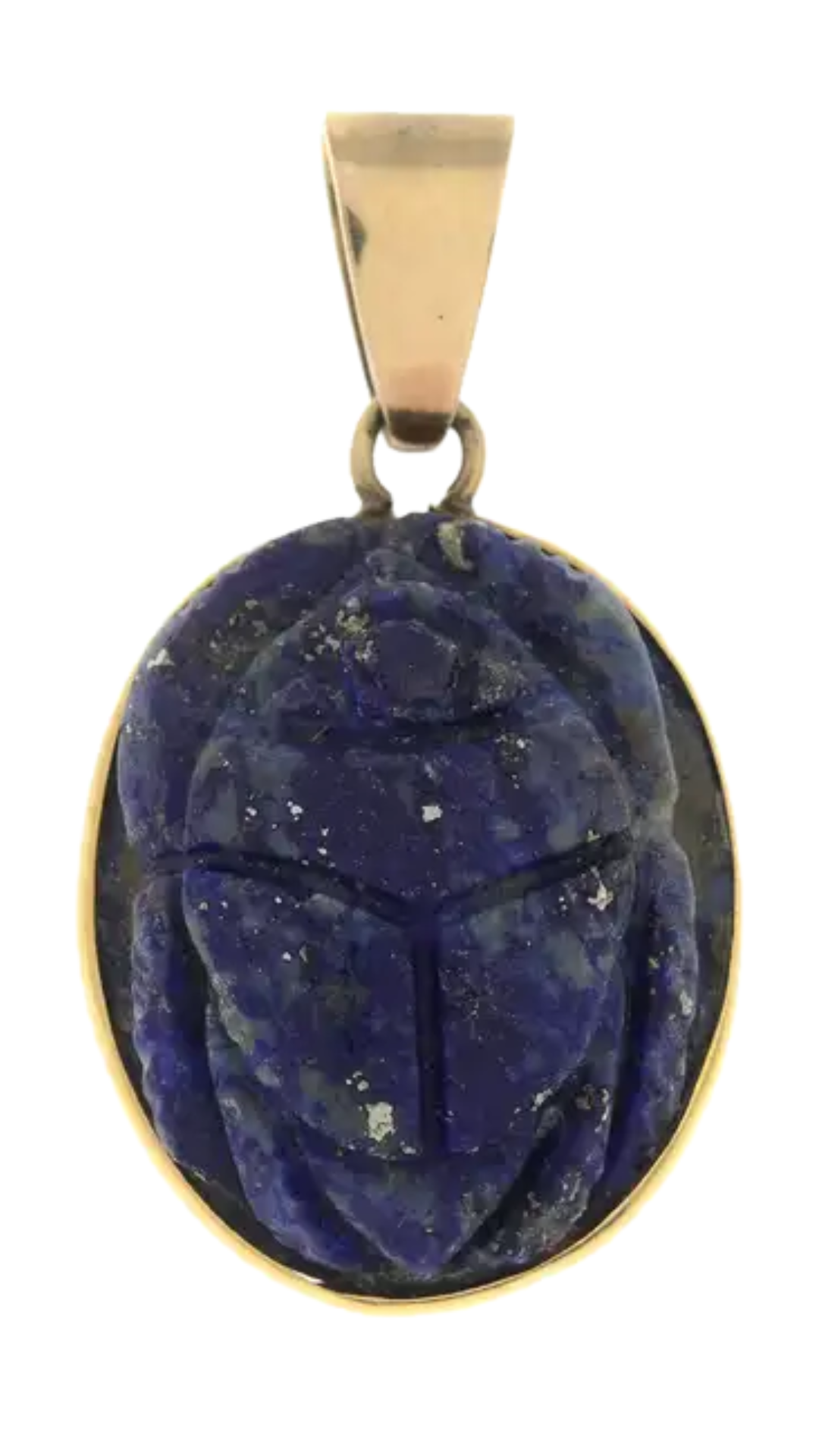 709 Lapis Scarab Pendant