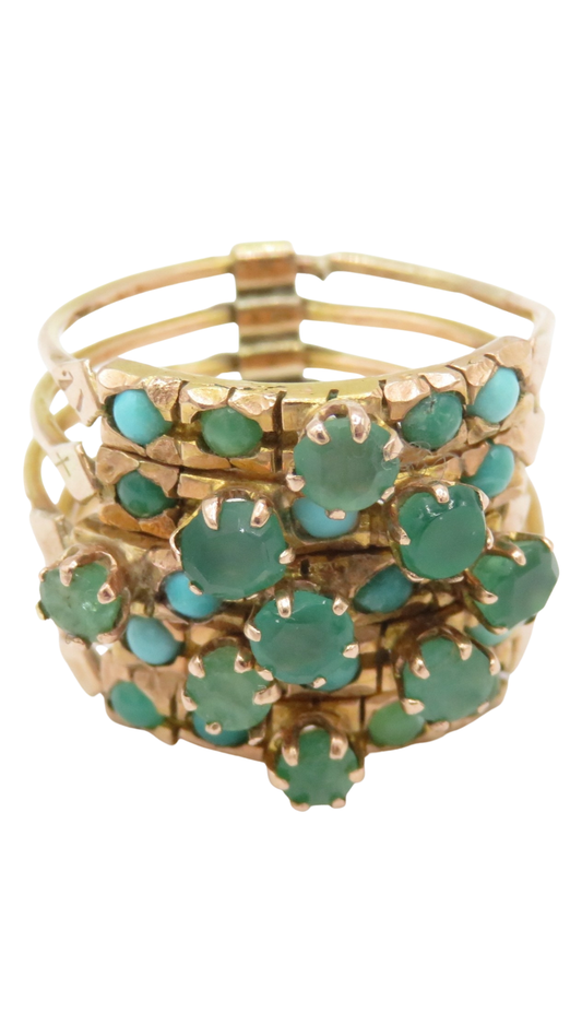 114 Turquoise Stacking Ring