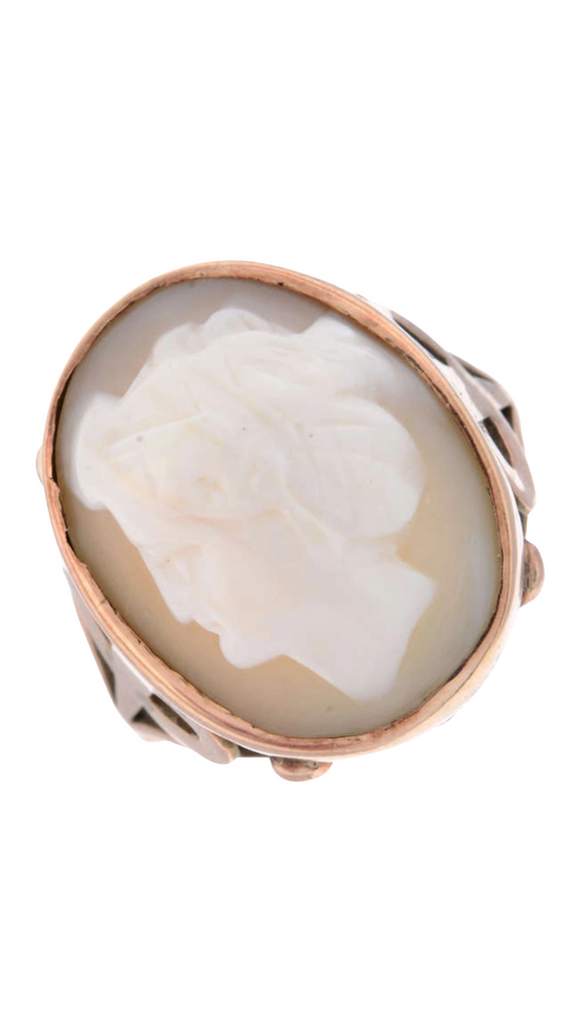 159 Shell Cameo Ring