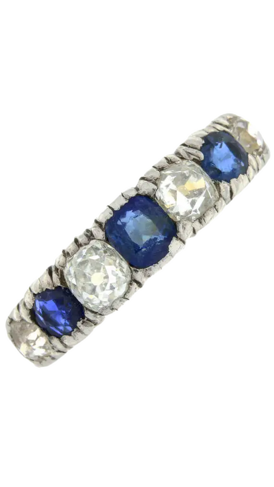 Sapphire Diamond Ring